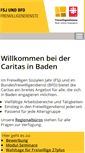 Mobile Screenshot of freiwilligendienste-caritas.de